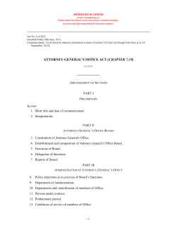 attorney-general`s office act
