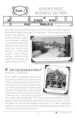 Queen Street Business Section