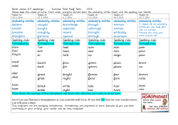 See if you can find more homophones as you read this half