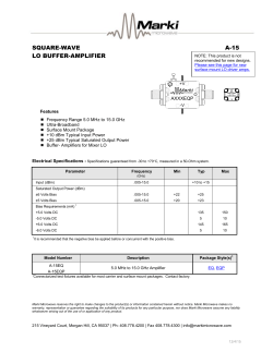 SQUARE-WAVE A-15 LO BUFFER-AMPLIFIER