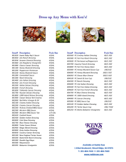 801020 Sweet Baby Ray`s Sauce 4/GAL 801050 Lite