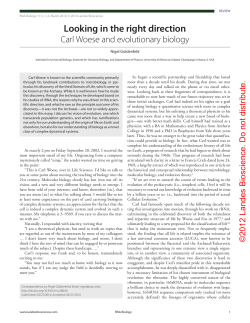 March 2014 - Nigel Goldenfeld`s Group