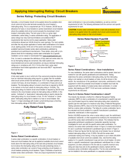 Applying Interrupting Rating: Circuit Breakers