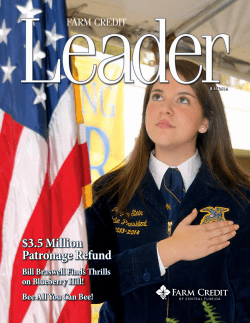$3.5 Million Patronage Refund - Farm Credit of Central Florida