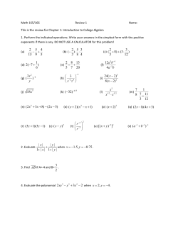 3 ( ) x y 24( 2) 8( 2) x x - - 18x x x x∙ ( 2)( 1) x x x +