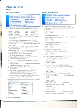 adverb position - people on fjfi cvut cz