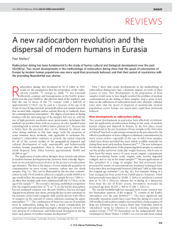A new radiocarbon revolution and the dispersal of modern humans