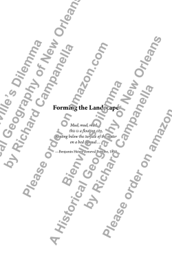 Bienville`s Dilemma A Historical Geography of New Orleans by