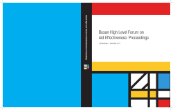 Busan High Level Forum on Aid Effectiveness