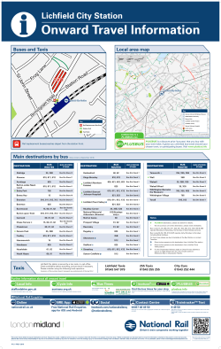 Local area map Buses and Taxis Taxis