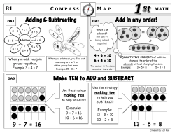 Make TEN to ADD and SUBTRACT
