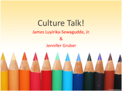 Culture Talk!