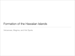 Formation of the Hawaiian Islands