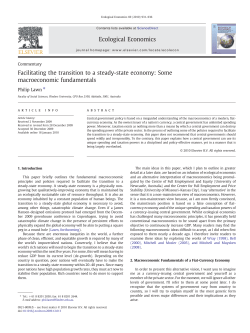 Facilitating the transition to a steady