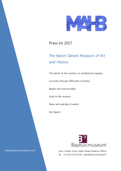 Press kit 2017 The Baron Gérard Museum of Art