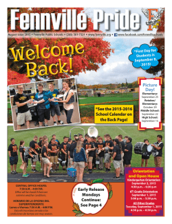 Fennville PRIDE August 2015