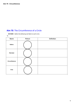 Aim 70 - Circumference