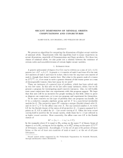 SECANT DIMENSIONS OF MINIMAL ORBITS: COMPUTATIONS