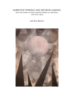 narrative thinking and decision making