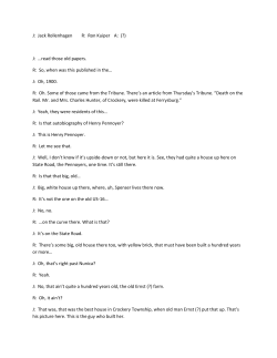 J: Jack Rollenhagen R: Ron Kuiper A: (?) J: &hellip;read those old papers
