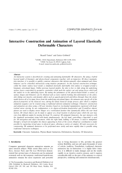 Interactive Construction and Animation of Layered