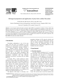 Biological preparation and application of poly
