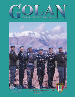 GOLAN n&ordm; 137 - the United Nations