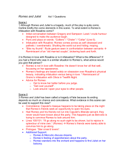 Romeo and Juliet - hrsbstaff.ednet.ns.ca