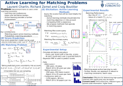 Active Learning for Matching Problems