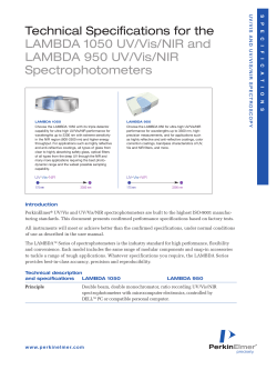 Lambda-1050 speciﬁcation