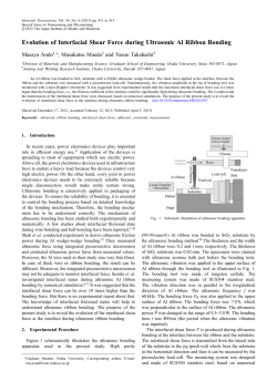Evolution of Interfacial Shear Force during Ultrasonic Al Ribbon