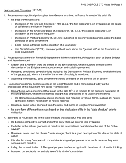 PHIL 305/POLS 370 Notes 09