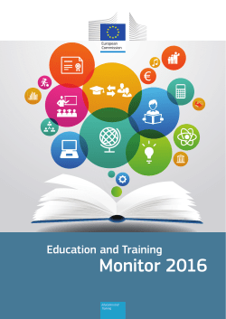 Education and Training Monitor 2016