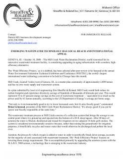 Emerging Wastewater Technology Has Local Reach and