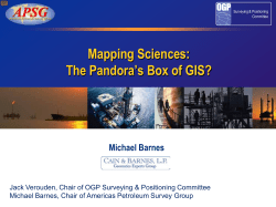 Mapping Sciences: The Pandora`s Box of GIS?