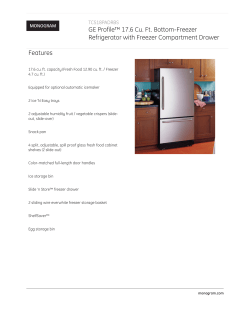 GE Profile&trade; 17.6 Cu. Ft. Bottom-Freezer Refrigerator with Freezer