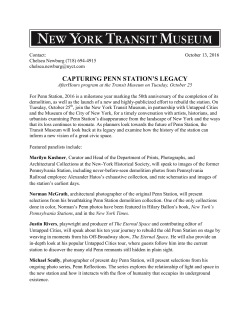 capturing penn station`s legacy