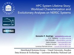 HPC System Lifetime Story: Workload Characterization and