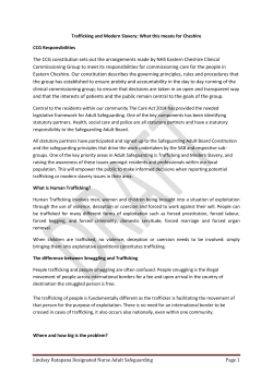 The CCG constitution sets out the arrangements made by NHS