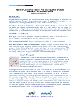 Understanding Semen Sample Liquefaction and the QwikCheck
