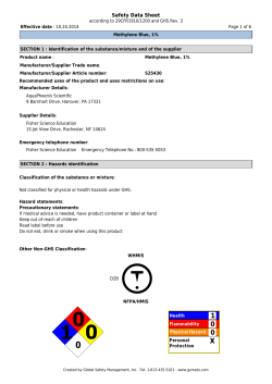 Safety Data Sheet - Fisher Scientific