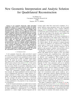 New Geometric Interpretation and Analytic
