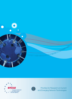 Priorities for Research on Current and Emerging Network