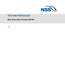 Next Generation Firewall Test Methodology v5_4