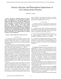 Tension, Structure and Philosophical Implications of the