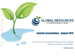 For personal use only