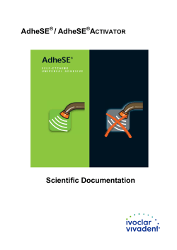 AdheSE / AdheSE Scientific Documentation