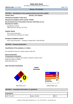 Safety Data Sheet - Fisher Scientific