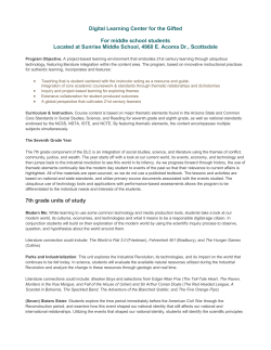 Digital Learning Center for the Gifted