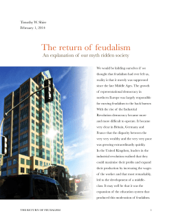 PDF Feudalism